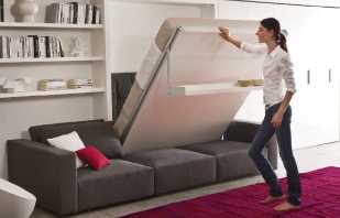 Overview of folding furniture, features of materials and designs of various types