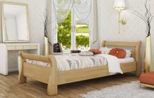 Varieties of wooden single beds, size options