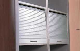 Appointment of roller shutters for the cabinet, selection tips