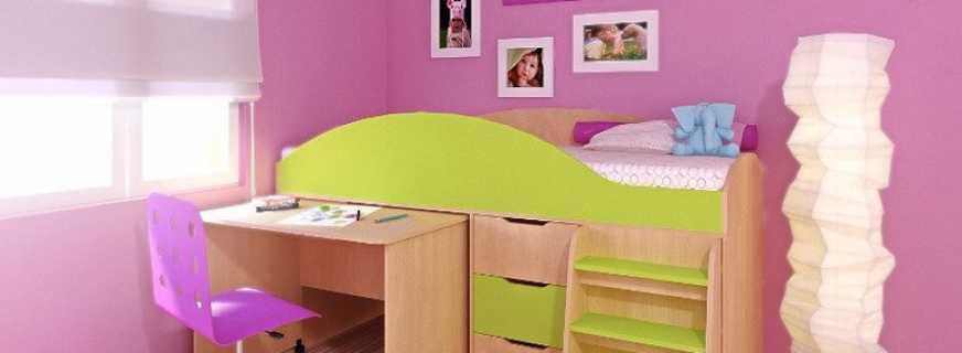 Caractéristiques et variétés de lits mezzanines pour les enfants à partir de 3 ans