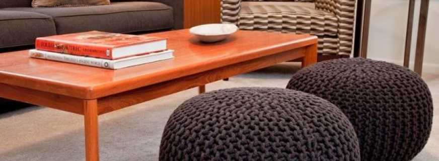 Modèles de meubles sans cadre existants et caractéristiques importantes