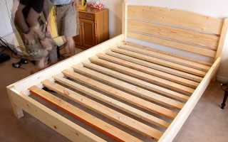 How to make a wooden bed with your own hands, step by step instructions