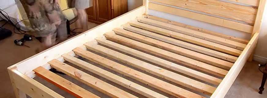 Comment faire un lit en bois de vos propres mains, instructions étape par étape