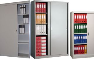 What are the metal cabinets for offices, their features