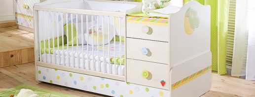 Requirements for cots for babies, a variety of models