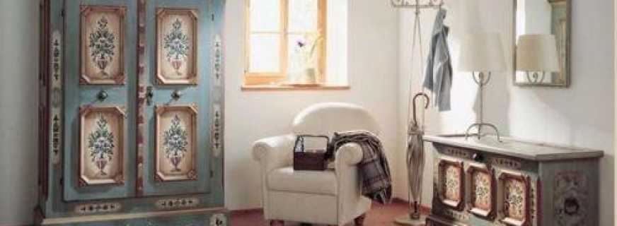 Methods of decorating furniture, how to do it yourself