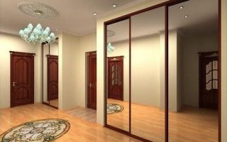 Overview of built-in wardrobes for the hallway, photo models