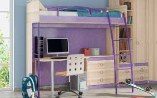 Features of a metal loft bed, the nuances of the choice and installation