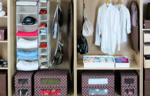Ways of compact storage of things in the closet, how to fold them