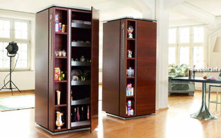 Variants of cupboards for kitchens, selection criteria