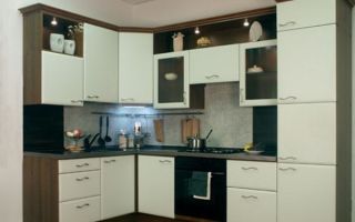 Types of corner kitchen furniture for a small space, photos of ready-made solutions
