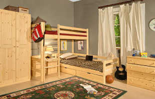 How to choose children's furniture from solid wood