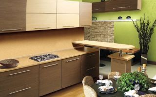 Options pour les meubles d'armoire dans la cuisine, conseils pour choisir