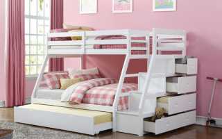 Types of bunk beds for children with sides, selection criteria