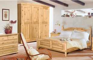 Overview of pine furniture, what to look for when choosing