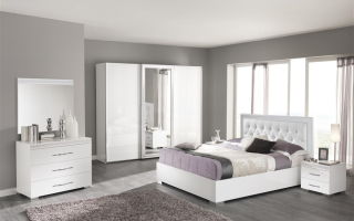 What are the options for white furniture in the bedroom