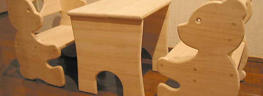 Stages of making do-it-yourself children's furniture