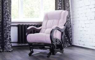 Features of chair-gliders, advantages, disadvantages