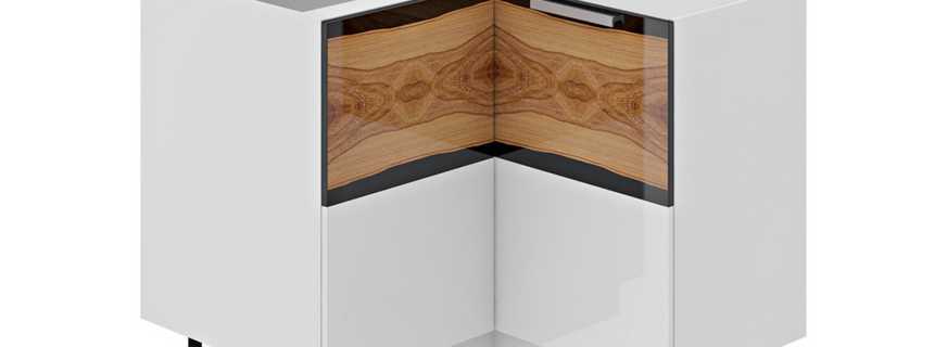 Features of corner cabinets in the kitchen, their pros and cons