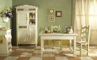 Varieties of country-style furniture, creating a harmonious interior