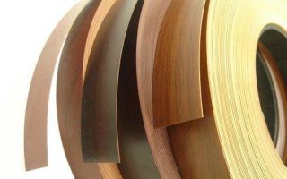 Features of PVC furniture edges, what options exist