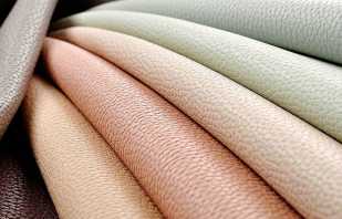 Caractéristiques du cuir artificiel pour les meubles, les nuances de choix