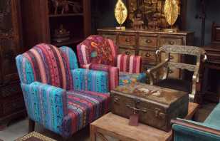 Features of Indian furniture, selection rules