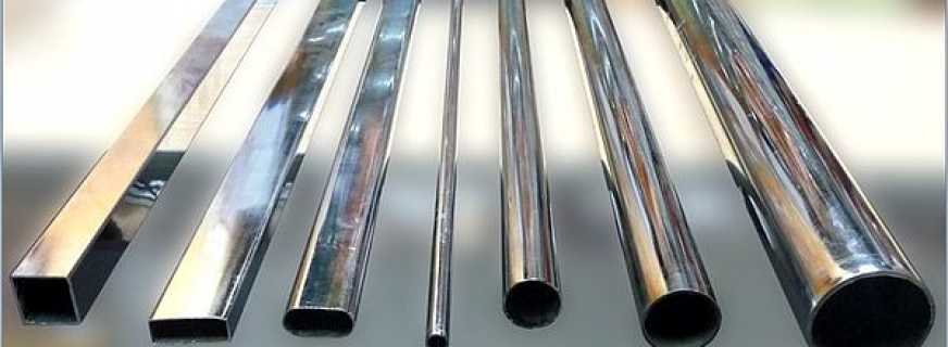 The purpose of the furniture pipe, the main characteristics