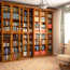 Options for bookcases with glass doors, and their features