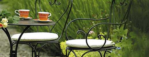 Features of furniture for the garden and garden, and existing types