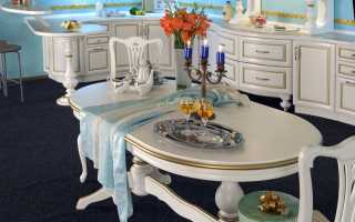 Dining room furniture options, rules for choosing and placing in the interior