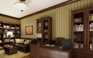 Options de meubles dans le bureau à domicile, aménagement de l'espace de travail