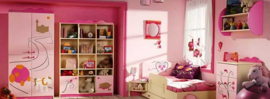 Caractéristiques du choix de meubles pour enfants pour filles, conseils d'experts