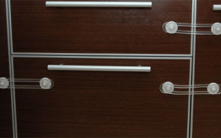 Features of child protection for drawers and cabinets, selection rules