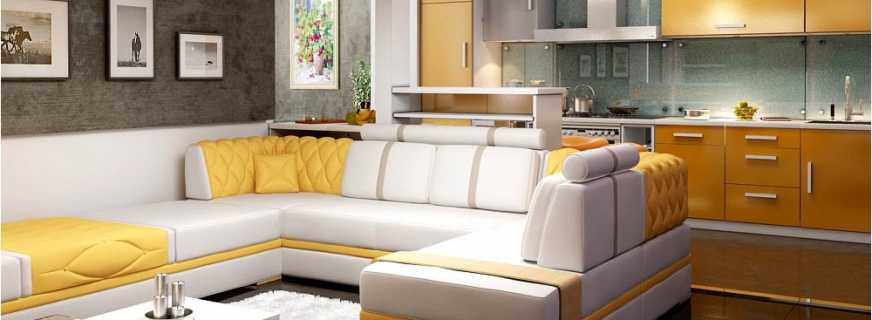 Varieties of sofas for the kitchen, the main selection criteria
