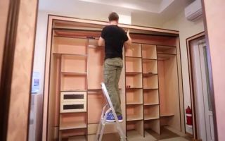 Making a built-in cabinet with your own hands, useful tips