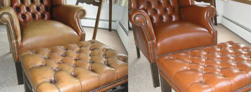 How to repair leather furniture at home, expert advice
