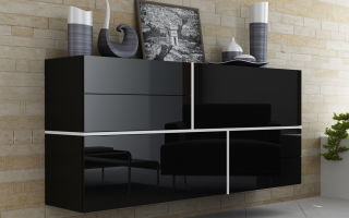 Existing dressers in black, selection tips