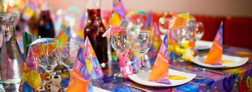 Decoración de mesa de cumpleaños para niños, ideas de diseño de vacaciones