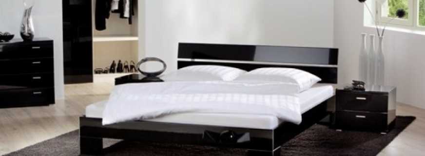 Popularne modele łóżek wykonane w stylu high-tech, jak łączyć we wnętrzu
