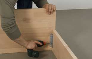 The steps of making a cabinet from furniture panels with your own hands, everything in detail