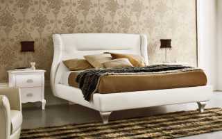 Italian bed with a soft headboard, the embodiment of style and comfort