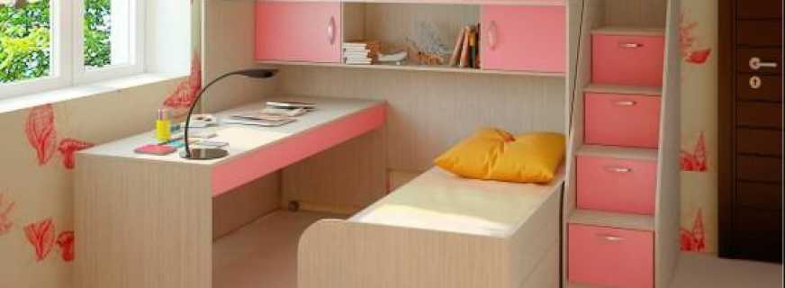 How to choose children's furniture for two girls, tips and tricks