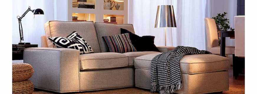 Popular models of Ikea sofas, their main characteristics