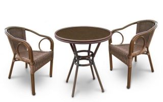 Furniture options in a summer cafe, and selection recommendations