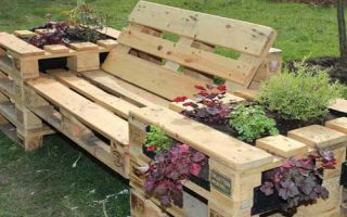 How to make garden furniture with your own hands, examples of drawings and photos of successful homemade products