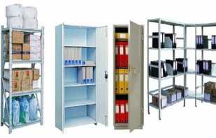 Overview of metal cabinets and racks, important nuances of selection