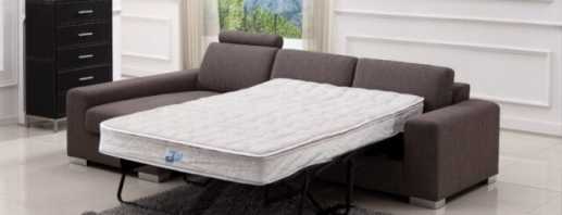 Criteria for choosing a sofa bed with orthopedic mattress