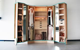 Features mini walk-in closets, design tips