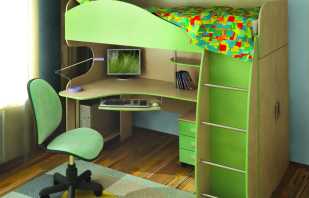 Features of children's cabinet furniture, selection tips